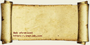 Hana Kovač vizit kartica